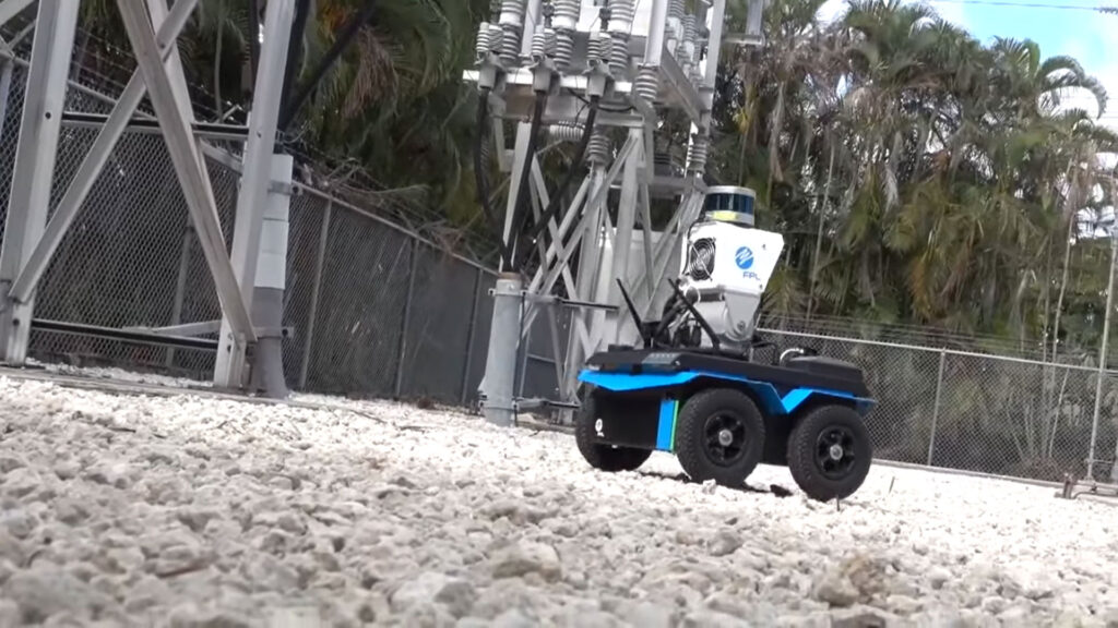 Florida Power and Light Substation Infrared Robot.